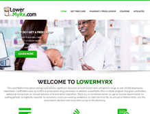 Tablet Screenshot of lowermyrx.com